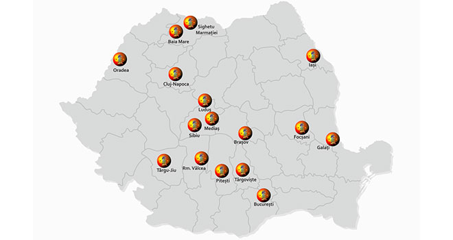 Harta cu locatii